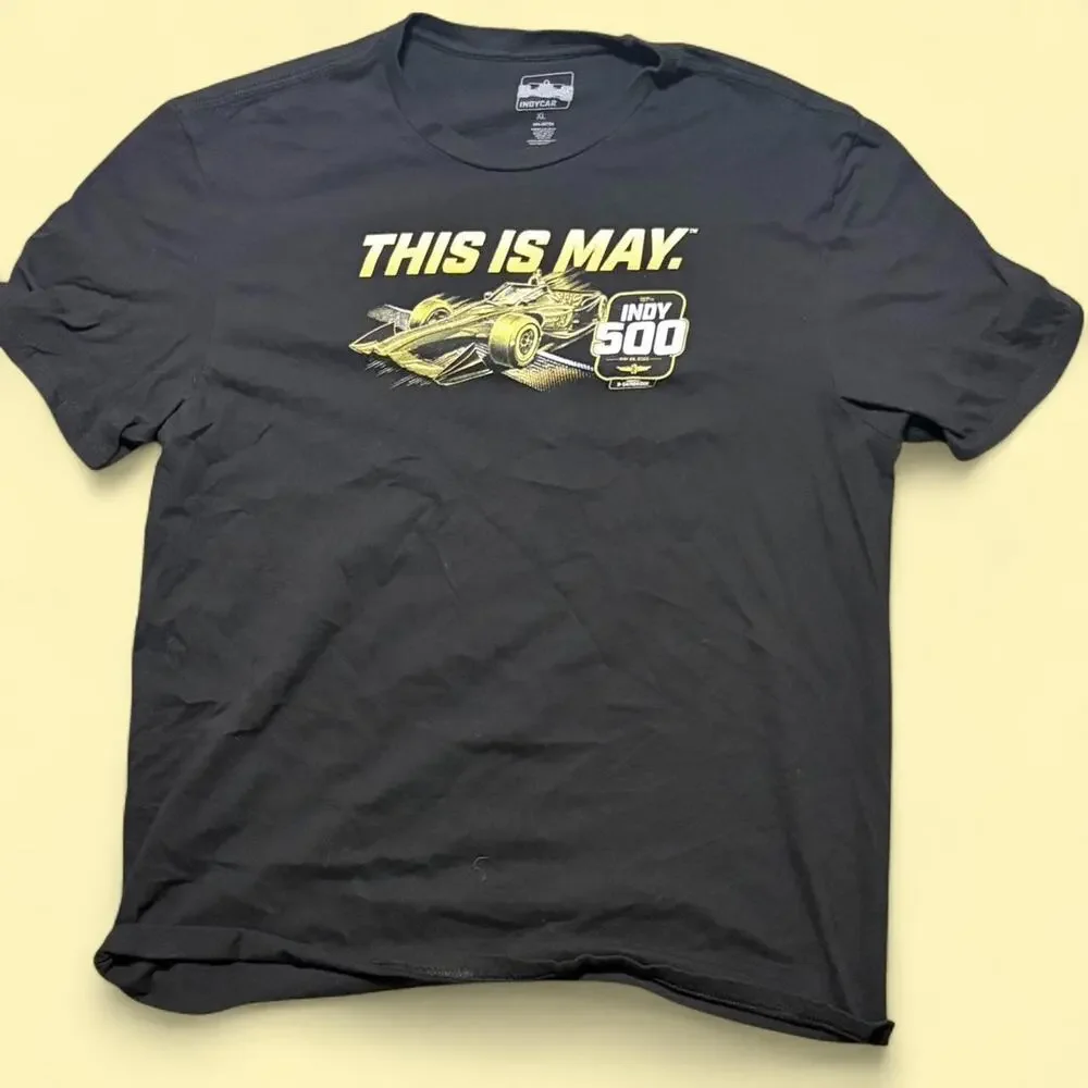 Black and yellow indy 500